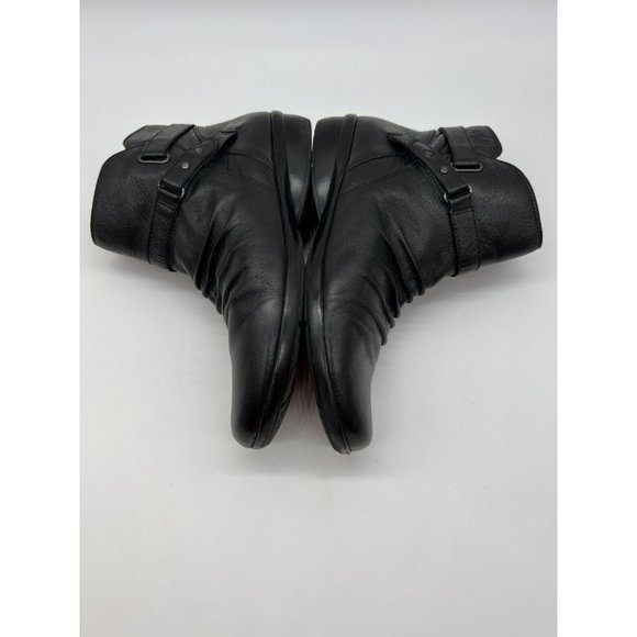 Naturalizer Round Toe Pleated Leather Boots Booties 10M - Picture 7 of 7